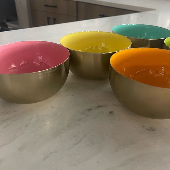 Metal Enamel Bowls Set (6) - Picture 5 of 6